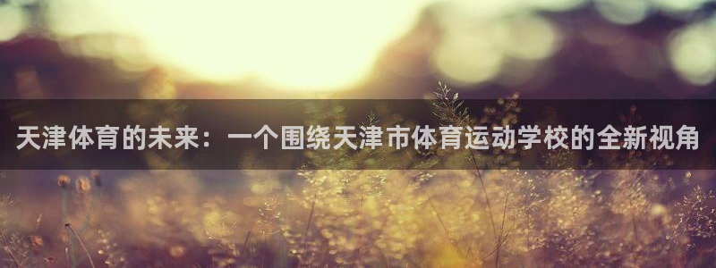 yy易游官方正版app集团官网首页：天津体育的未来：